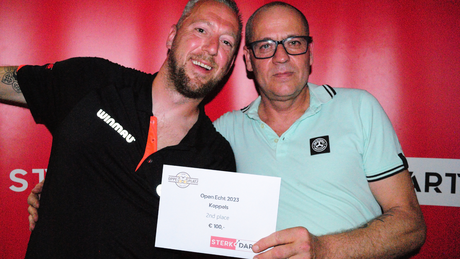 Ralph Wetzels en Roberto van Daele winnen koppeltoernooi Open Echt 2023!